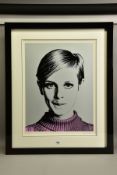 NUALA MULLIGAN (BRITISH CONTEMPORARY) 'COVER GIRL' an artist proof print of 1960's icon Twiggy,