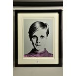 NUALA MULLIGAN (BRITISH CONTEMPORARY) 'COVER GIRL' an artist proof print of 1960's icon Twiggy,