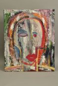 FAHY (AMERICAN CONTEMPORARY) 'UNTITLED HEAD', an abstract/neo expressionist study of a head,