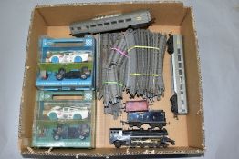 AN UNBOXED TRI-ANG RAILWAYS OO GAUGE TRANSCONTINENTAL CLASS 23 PACIFIC LOCOMOTIVE AND TENDER, No.