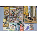 A QUANTITY OF ASSORTED TOYS, to include assorted boxed Airfix Military Series 1/32 soldiers (most in