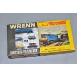 A BOXED LIMA WRENN MICROMODELS N GAUGE B.R. GOODS SET, No 2, comprising class 81 electric
