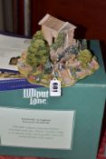 A BOXED LIMITED EDITION LILLIPUT LANE SCULPTURE, Hestercombe Gardens L2063, No. 0073/3950, with