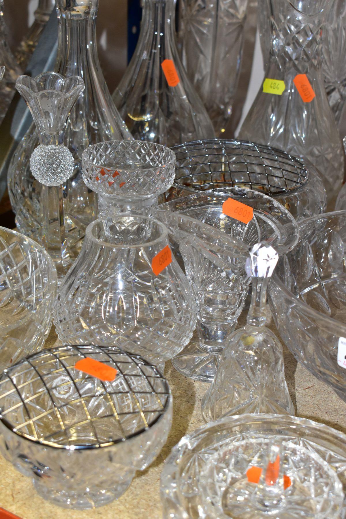 APPROXIMATELY FORTY PIECES OF CUT GLASS AND CRYSTAL to include a pair of Nachtmann candle holders ( - Image 8 of 9