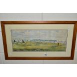 G. H. STUART (20TH CENTURY) two watercolours depicting army encampments in open countryside, with