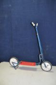 A VINTAGE BANTEL CAT CHILDS SCOOTER 86cm long wheel to wheel