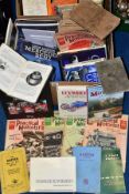 TWO BOXES OF MOTORING RELATED BOOKS, MAGAZINES AND MAPS, to include over sixty copies of Practical