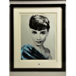 NUALA MULLIGAN (BRITISH CONTEMPORARY) 'BEAUTY QUEEN', limited edition print of Audrey Hepburn,