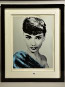 NUALA MULLIGAN (BRITISH CONTEMPORARY) 'BEAUTY QUEEN', limited edition print of Audrey Hepburn,