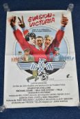 FILM POSTER: 'EVASION O VICTORIA' (Escape to Victory) Original Spanish Language Poster 1981, 100cm x