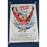 FILM POSTER: 'EVASION O VICTORIA' (Escape to Victory) Original Spanish Language Poster 1981, 100cm x