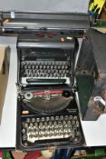 VINTAGE TYPEWRITERS, one Imperial 66 Typewriter and one Remington Portable Typewriter (case in