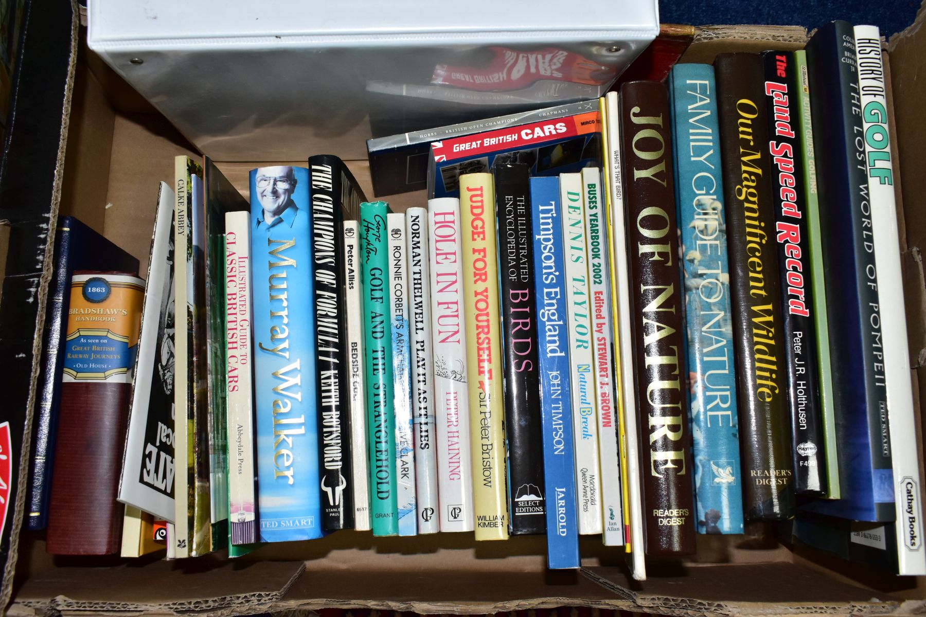 BOOKS, four boxes, approximately ninety titles, to include Nature, Sport, Cookery (including a - Bild 2 aus 5