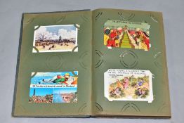 POSTCARDS, approximately 210 postcards in one album, a thematic collection featuring Blackpool