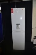 A MONTPELLIER TALL FRIDGE FREEZER with water dispenser 55cm wide 183cm high (PAT pass and working at