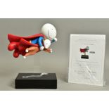 DOUG HYDE (BRITISH 1972) 'IS IT A BIRD? IS IT A PLANE' an export edition sculpture of a superhero