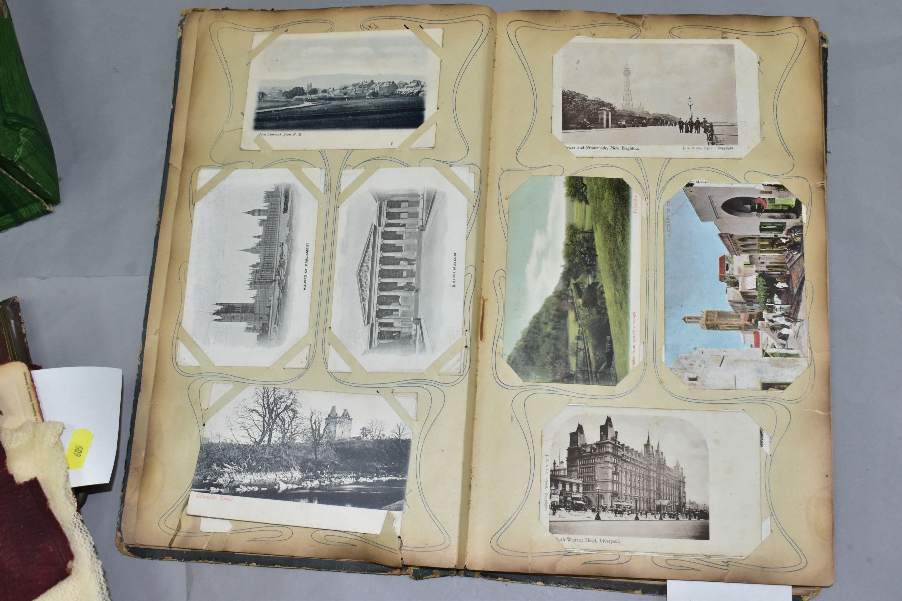 EPHEMERA, a collection of postcards in one album and one box, the album featuring Edwardian / - Bild 10 aus 13