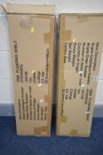 A PAIR OF ARGOS FLOATING WALL SHELVES (new in box)
