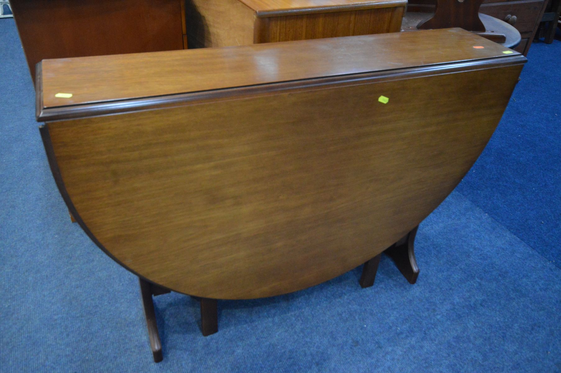 A ROSSMORE CHERRYWOOD TWO DOOR DISPLAY CABINET, width 83cm x depth 47cm x height 198cm (missing - Image 2 of 2