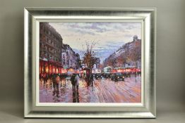 HENDERSON CISZ (BRAZIL 1960) 'ROMANCE IN PARIS', a signed limited edition print 155/195, depicting a