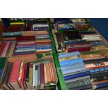 BOOKS, six boxes, approximately two hundred titles, to include music (composers, theory, etc),
