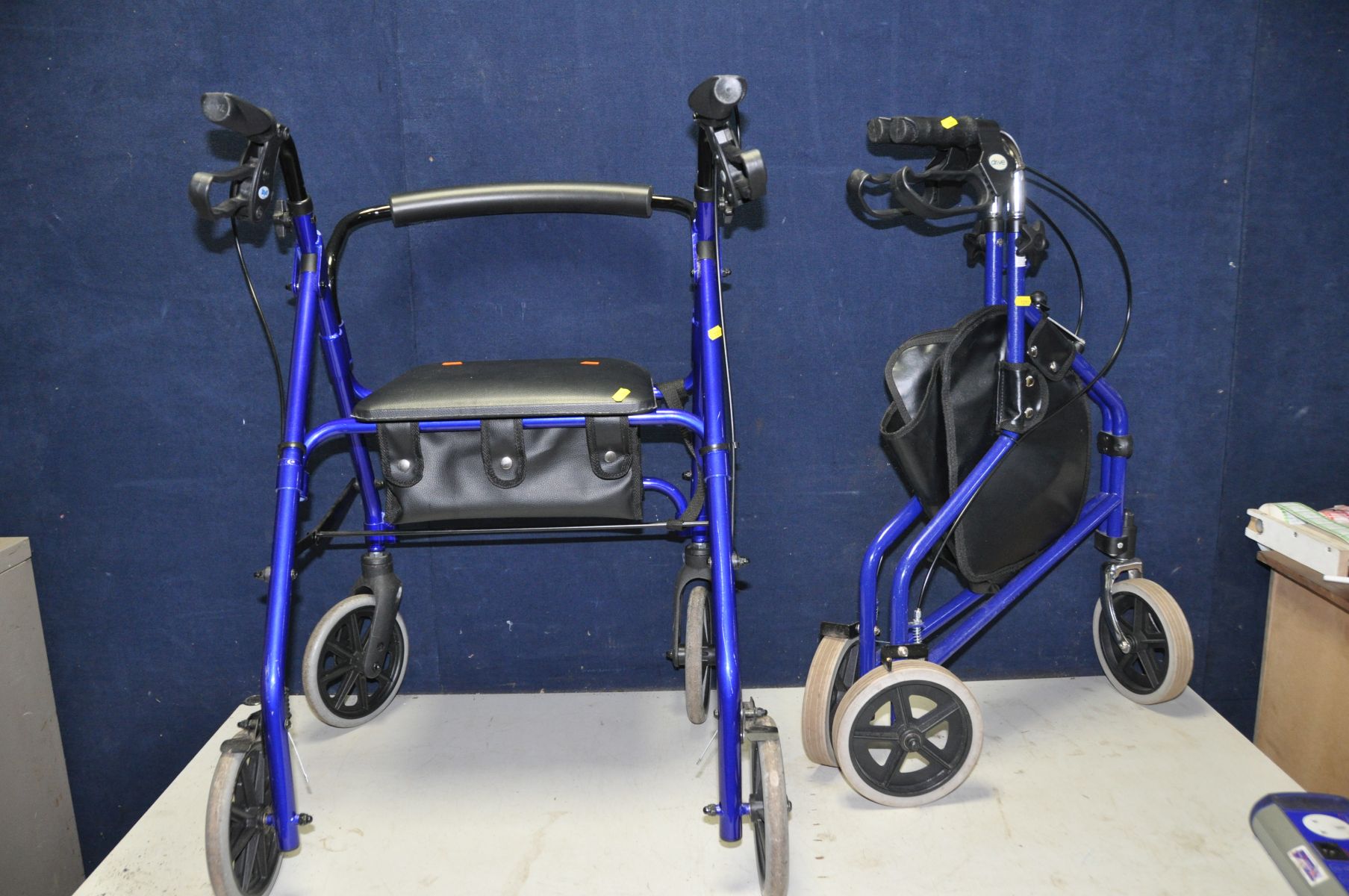 A DRIVE MOBILITY DISABILITY WALKER and a Days disability walker (2)