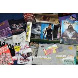 ENTERTAINMENT MEMORABILIA comprising 4 T-Shirts, Hawkwind, Wipeout (2) and the 2005 London Marathon,