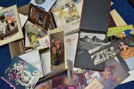 POSTCARDS & EPHEMERA, one album containing approximately eighty five Continental Postcards (