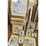 MODERN FRAMED DECORATIVE PRINTS, to include twelve Willem Haenraets prints, one signed to lower