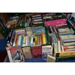 BOOKS, five Boxes, approximately 210 titles, to include encyclopaedias, history, historical fiction,