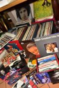 NINE BOXES/CASES OF RECORDS (LP'S AND SINGLES), to include Wet Wet Wet, Carly Simon, Lionel