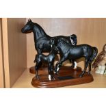 TWO BESWICK CONNOISSEUR MODELS, comprising 'Morgan Horse 'Tarryall Maestro' Multiple Grand