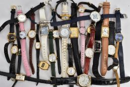 A BAG OF ASSORTED LADIES AND GENTLEMEN'S WRISTWATCHES, to include names such as 'Sekonda, Lorus,