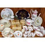 A GROUP OF CERAMICS, to include thirty four pieces of Royal Albert, Wedgwood, Royal Doulton, Royal