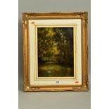 DIAZ (19TH CENTURY), a woodland river landscape in the style of Narcisse Virgile Diaz De La Pena (