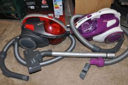 TWO HOOVER PULL ALONG VACUUM CLEANERS comprising of a Whirlwind and a Sprint EVO both with boxes and