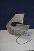 A VINTAGE POWERLINE BBS 20 Mk2 BANDSAW with 57in blade, 12in mouth (PAT fail due to uninsulated plug