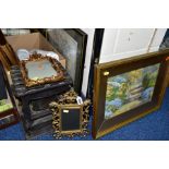 PICTURES AND SUNDRY ITEMS ETC, to include a Herbert Collyer garden watercolour dated 1932,