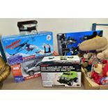 A QUANTITY OF ASSORTED BOXED MODERN TOYS, NEWTON, plastic radio control BMW X5 car, 1/12 scale,