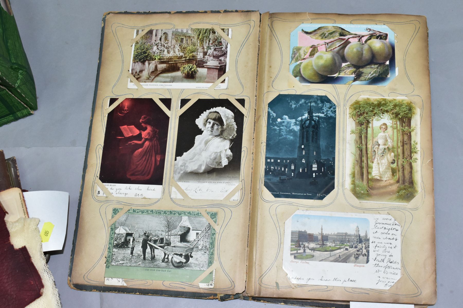 EPHEMERA, a collection of postcards in one album and one box, the album featuring Edwardian / - Bild 9 aus 13