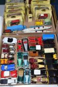 A QUANTITY OF BOXED AND UNBOXED PLAYWORN DIECAST VEHICLES, to include unboxed Matchbox Accessory