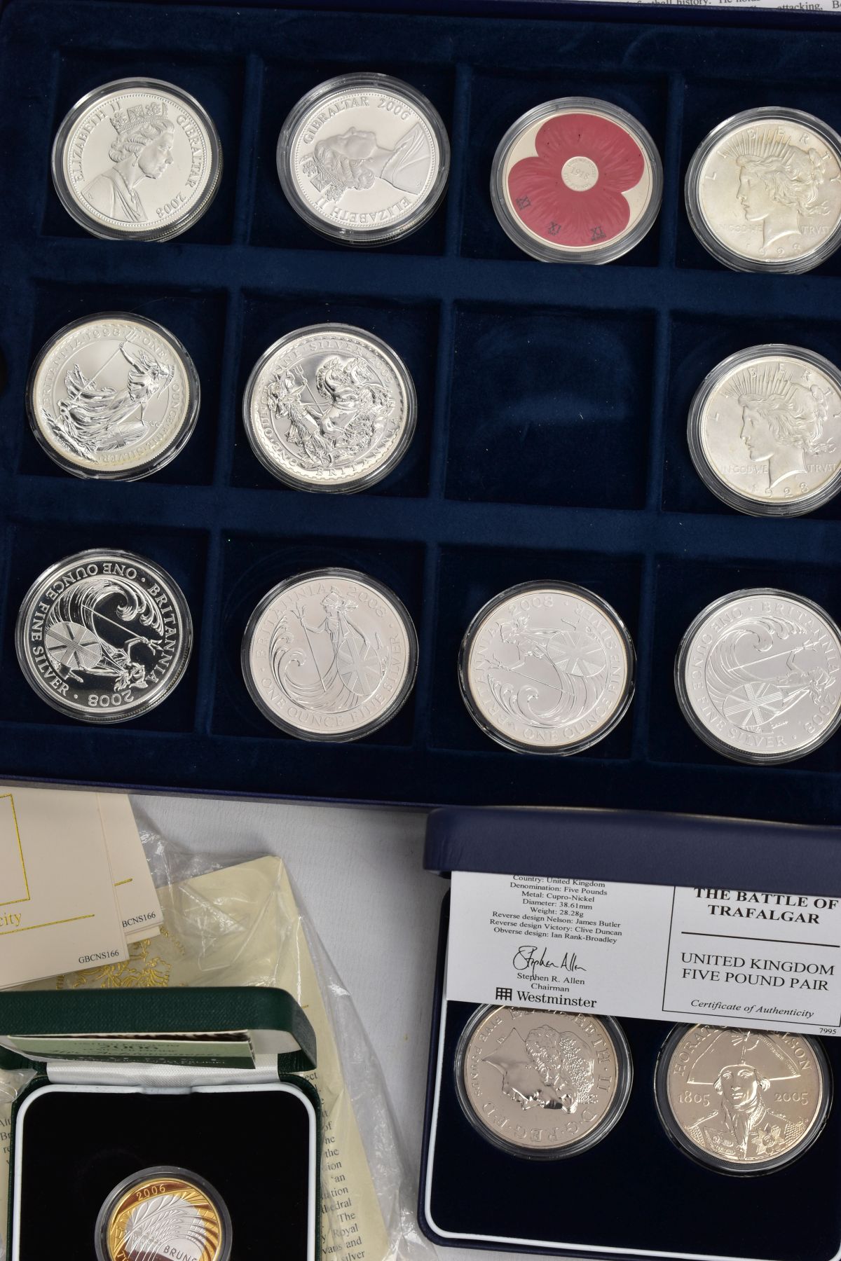 TWO LARGE PLASTIC STORAGE BOXES CONTAINING WORLD COINAGE To include a box of USA coins Morgan - Image 11 of 18