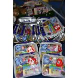 THREE BOXES OF TY BEANIE BABIES ETC, to include sixteen Beanie Baby Club Platinum Membership