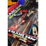 A BOXED SCALEXTRIC LE MANS 24HR RACING SET, No C742, not complete, damage to both cars, one not