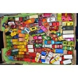 A QUANTITY OF UNBOXED AND ASSORTED PLAYWORN MATCHBOX 1-75 SERIES SUPERFAST ISSUES, with a small