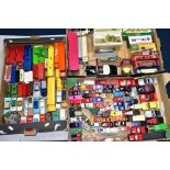 A QUANTITY BOXED AND UNBOXED DIECAST VEHICLES, to include a quantity of unboxed playworn items