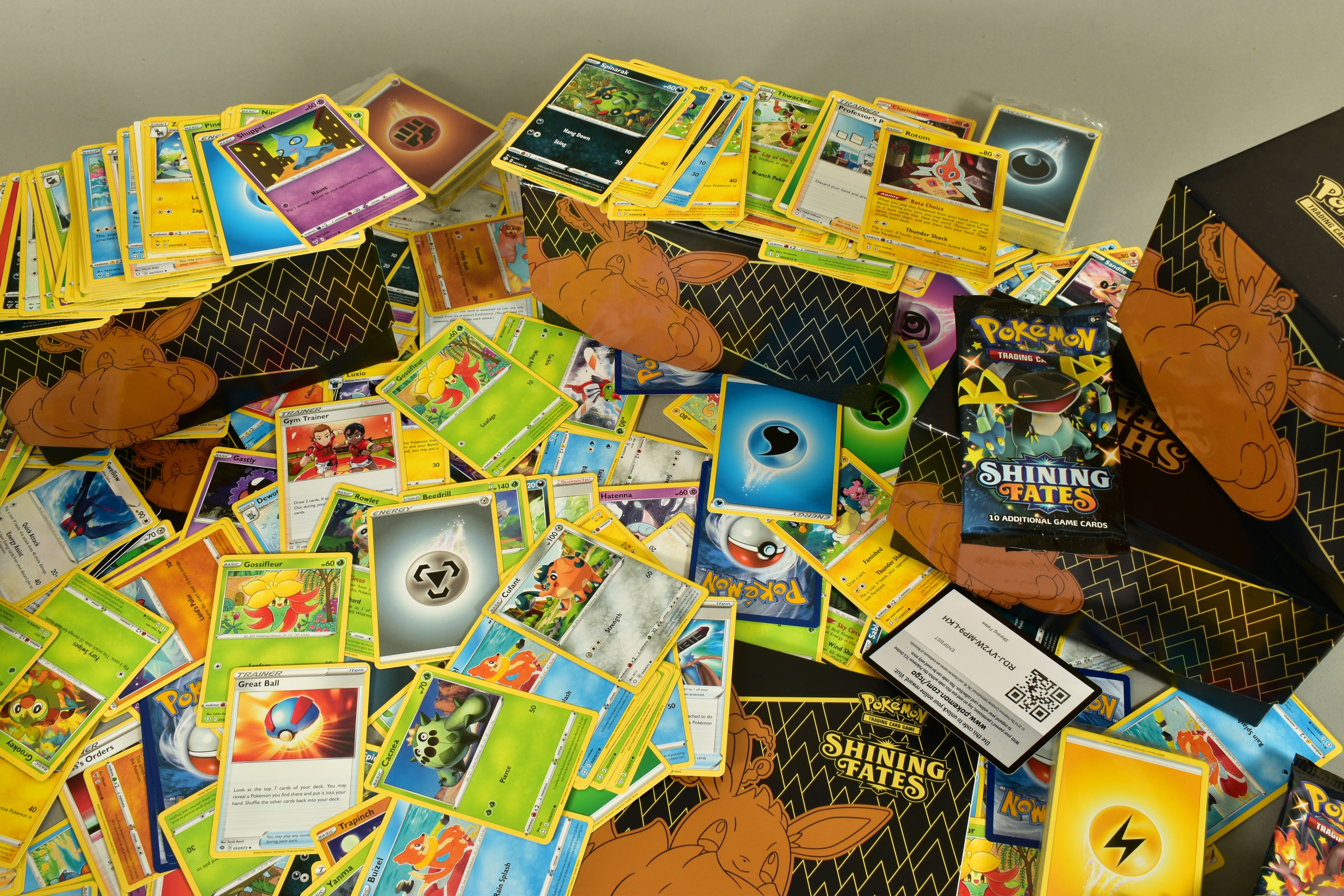 AN ASSORTMENT OF OVER TWO THOUSAND POKEMON CARDS, to include 8 copies of the Shining Fates Player - Image 2 of 7