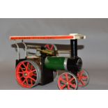 AN UNBOXED MAMOD LIVE STEAM TRACTION ENGINE, No. TE1, not tested, playworn condition and has been