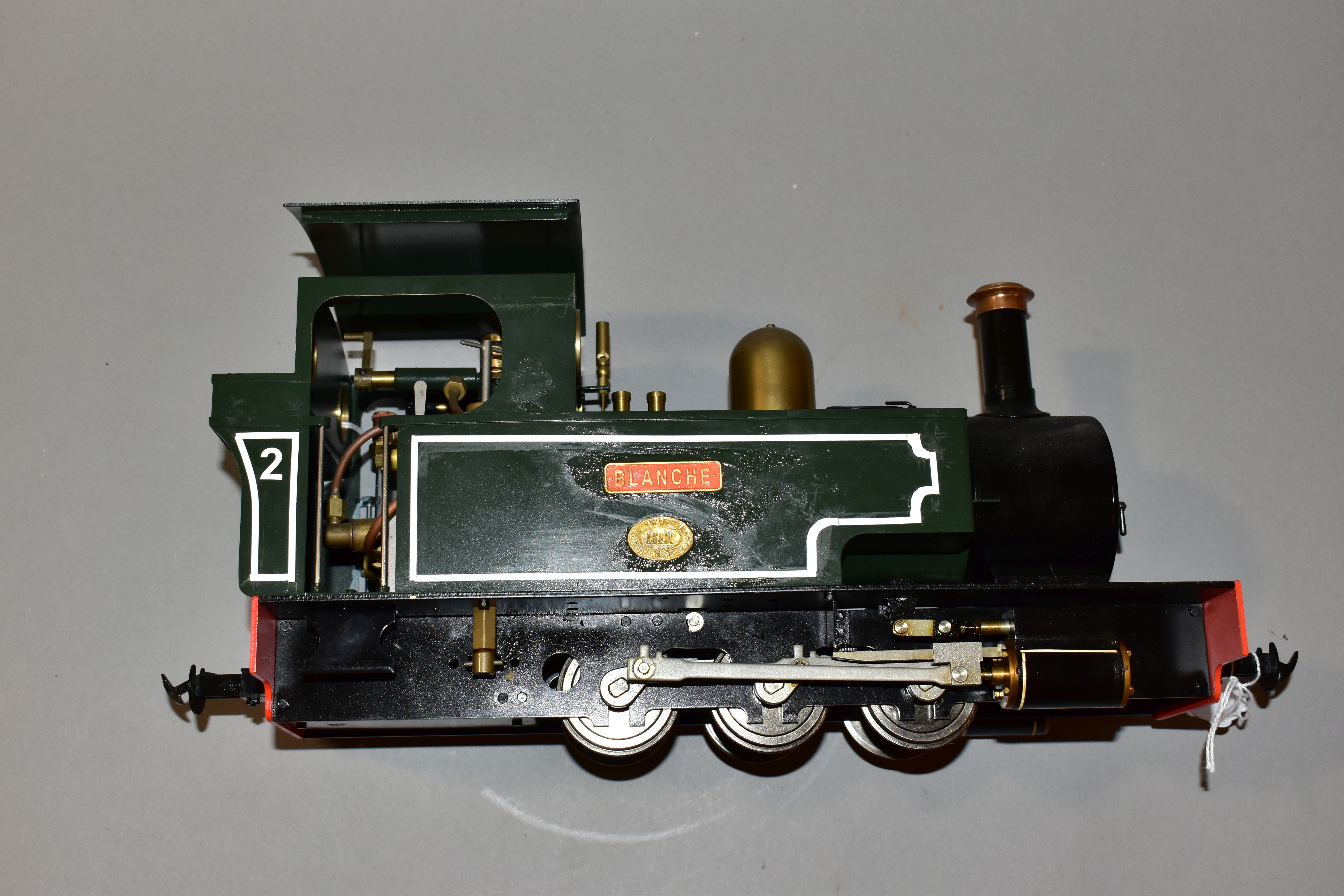 AN UNBOXED ACCUCRAFT TRAINS BY BMMC HUNSLET 0-6-0 SIDE TANK LIVE STEAM LOCOMOTIVE, 'Blanche' No.2 - Image 5 of 5