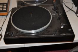 A THORENS TD280 Mk2 TURNTABLE with power supply ( PAT pass and working but drive belt keeps slipping